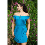 Pocket Dress in Green Teal